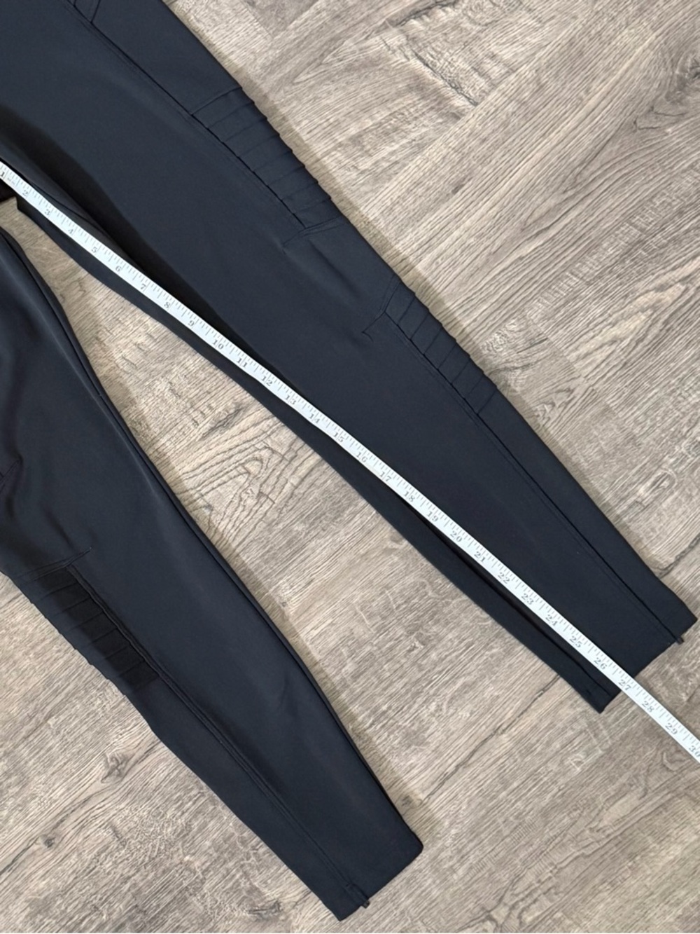 Athleta Delancey Moto Leggings Athleisure Black High Rise M - Picture 9 of 12